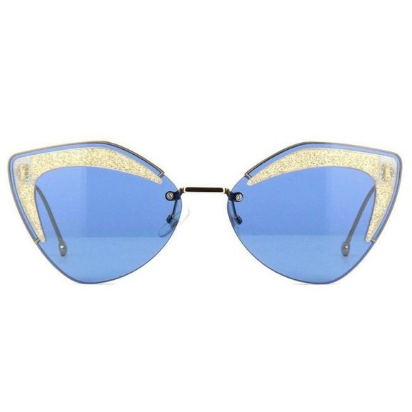 Fendi Glass Women Sunglasses Blue Lens - Picture 2 of 4